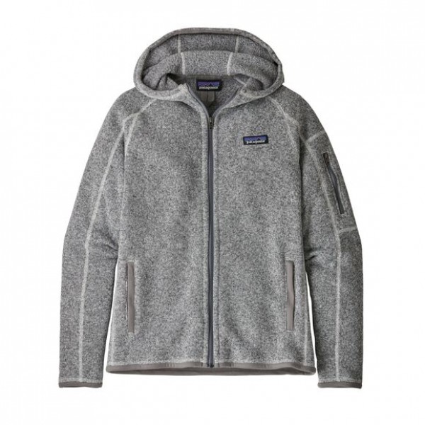 Patagonia Women's Better Sweater Fleece Hoody : Birch White