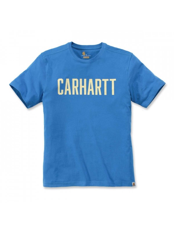 Carhartt Southern Block Logo T-Shirt : Bolt Blue