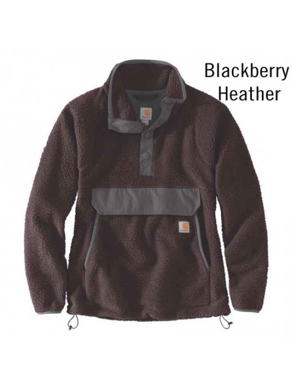 Carhartt Womens Snap Front Fleece : Blackberry 