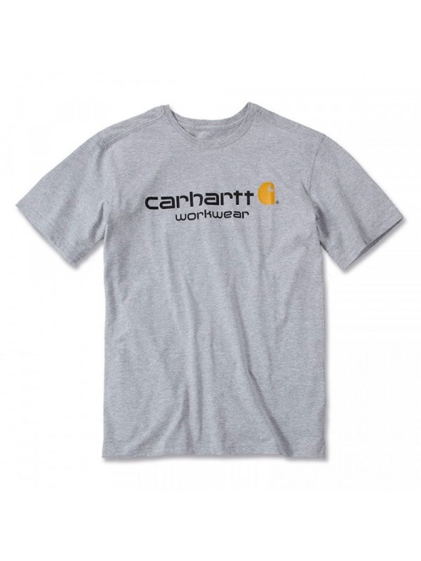 Carhartt Classic Workwear Logo T-Shirt :  Heather Grey 