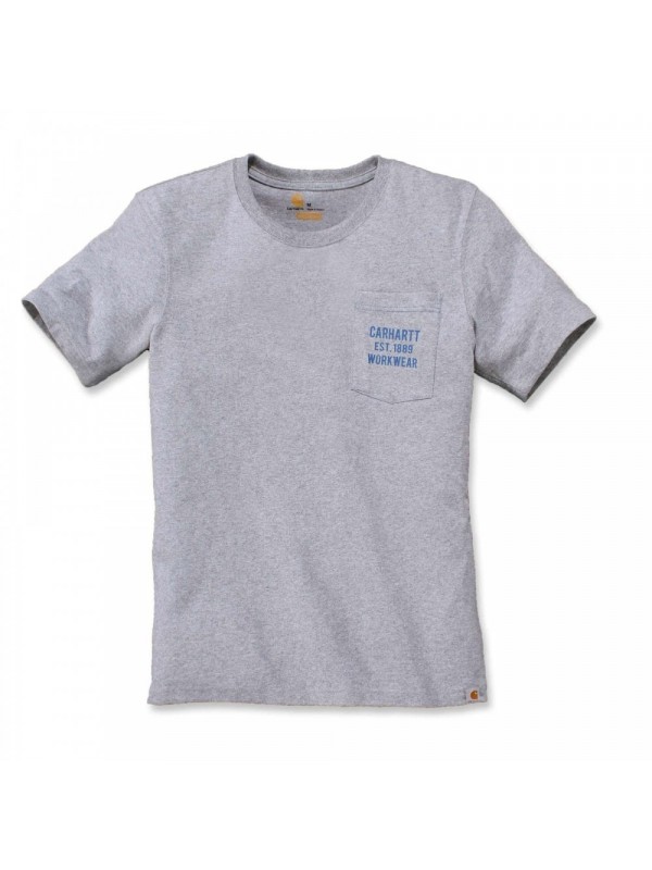 Carhartt Workwear Pocket Graphic T-Shirt : Heather Grey