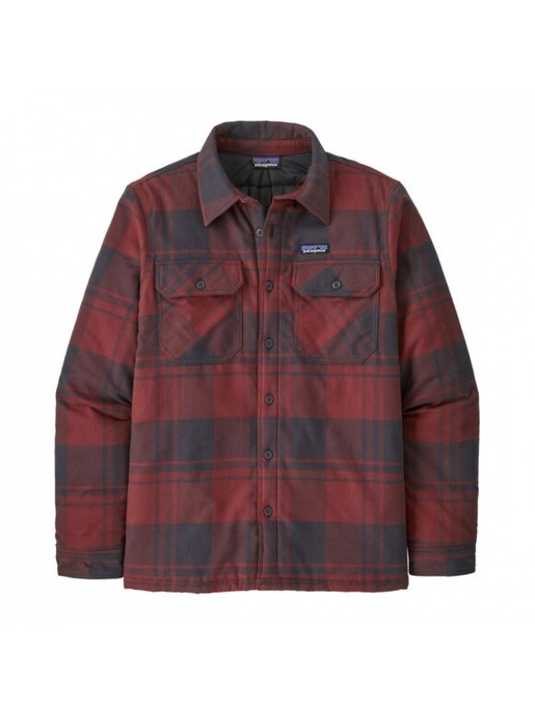 Patagonia Insulated Organic Cotton Fjord Flannel Shirt : Live Oak: Sequoia Red