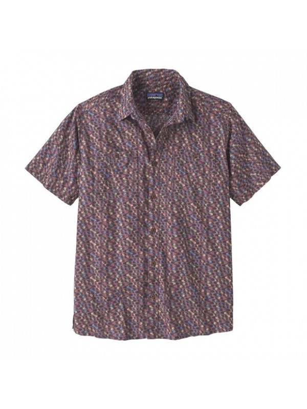 Patagonia Men's Back Step Shirt : Intertwined Hands: Evening Mauve