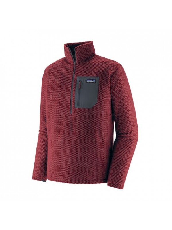 Patagonia Men's R1® Air Zip-Neck : Sequoia Red