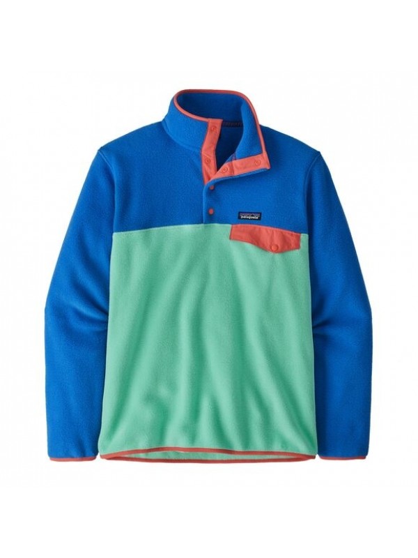 Patagonia Mens Lightweight Synchilla Snap-T Fleece Pullover : Early Teal