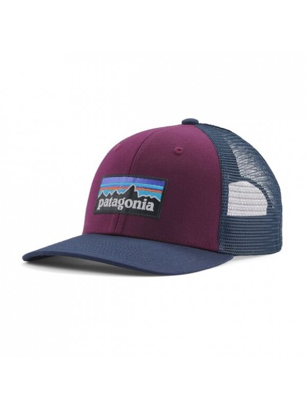 Patagonia P-6 Logo Trucker Hat : Night Plum