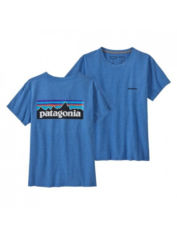 Patagonia Women's P-6 Logo Responsibili-Tee:  Blue Bird