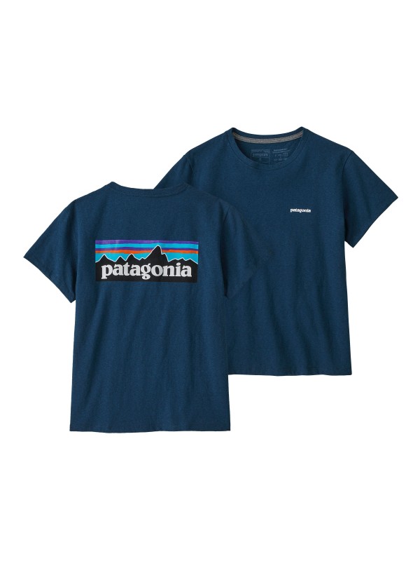 Patagonia Women's P-6 Logo Responsibili-Tee:   Tidepool Blue
