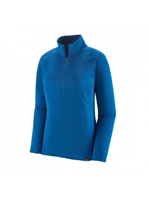 Patagonia Women's Capilene Thermal Weight Zip-Neck: Alpine Blue X-Dye