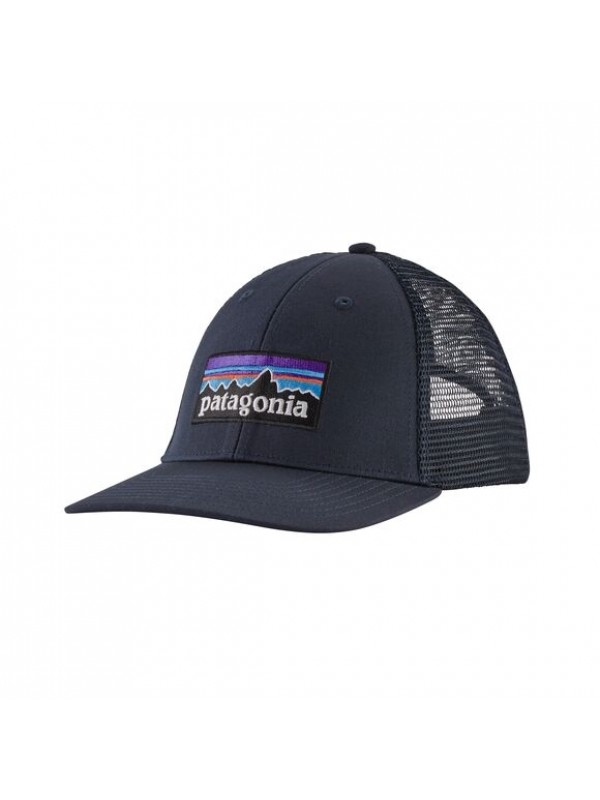 Patagonia P-6 Logo LoPro Trucker Hat : Navy Blue