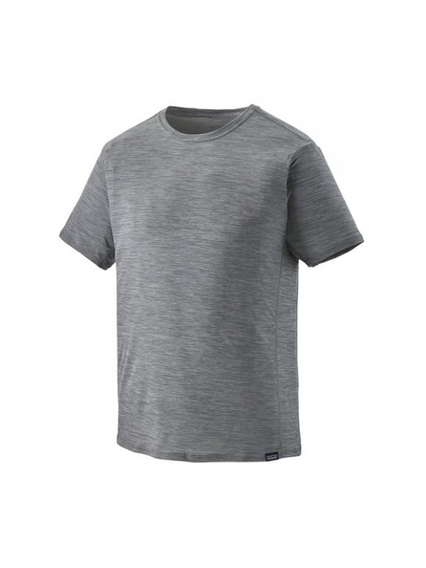 Patagonia Men's Capilene Cool Lightweight Shirt : Forge Grey - Feather Grey X-Dye