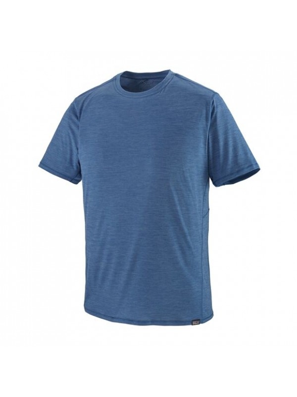 Patagonia Men's Capilene Cool Lightweight Shirt : Superior Blue - Light Superior Blue X-Dye