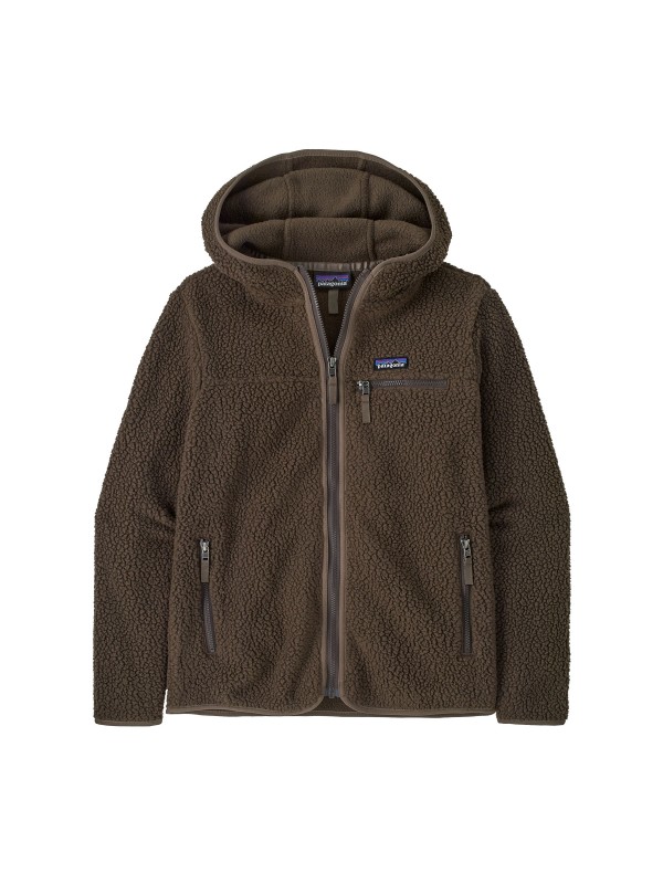 Patagonia Women's Retro Pile Fleece Hoody : Otter Brown