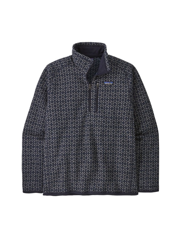 Patagonia Men's Better Sweater™ 1/4-Zip Fleece : Scales: Sunken Blue