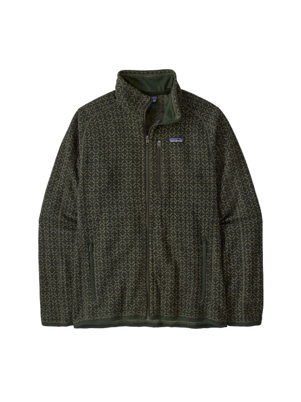Patagonia Men's Better Sweater Fleece Jacket :  Scales: Old Growth Green