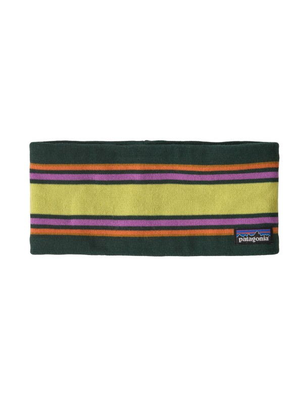Patagonia Powder Town Headband : Summit Stripe: Cascade Green 
