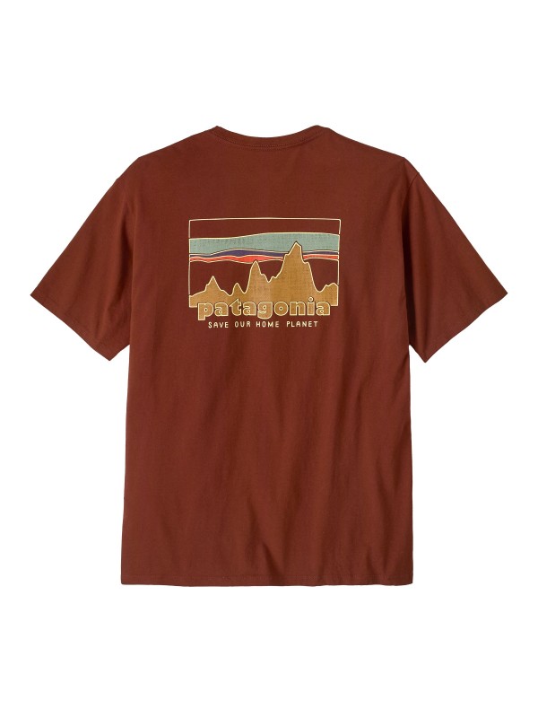 Patagonia Men's '73 Skyline Organic T-Shirt : Dried Vanilla
