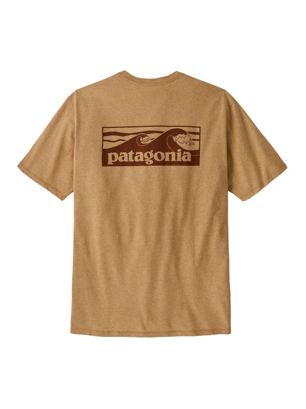 Patagonia Mens Boardshort Logo Pocket Responsibili-Tee : Talon Gold