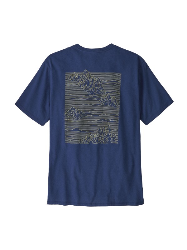 Patagonia Mens Strataspire Responsibili-Tee : Clement Blue