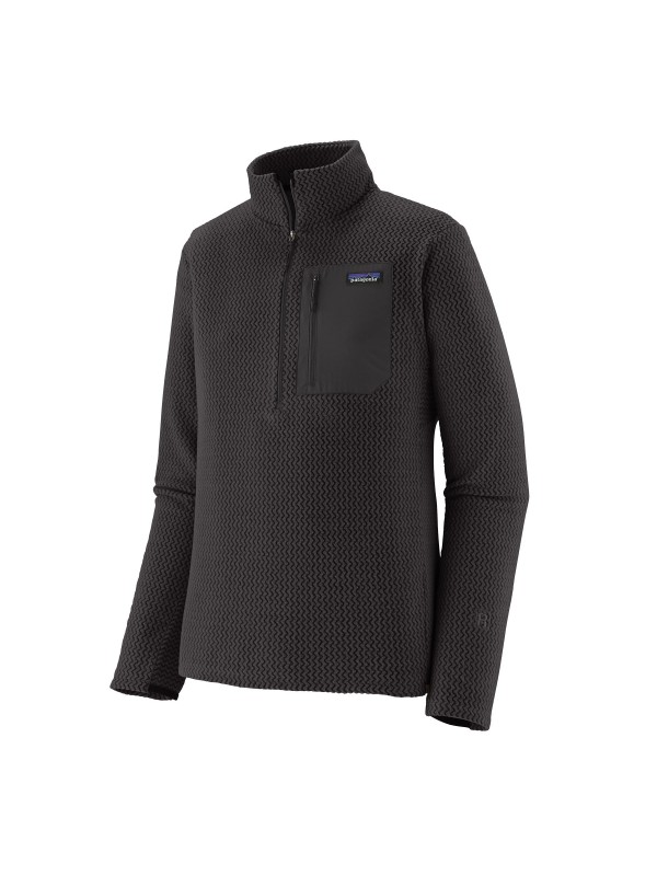 Patagonia Mens R1 Air Fleece Zip-Neck : Black