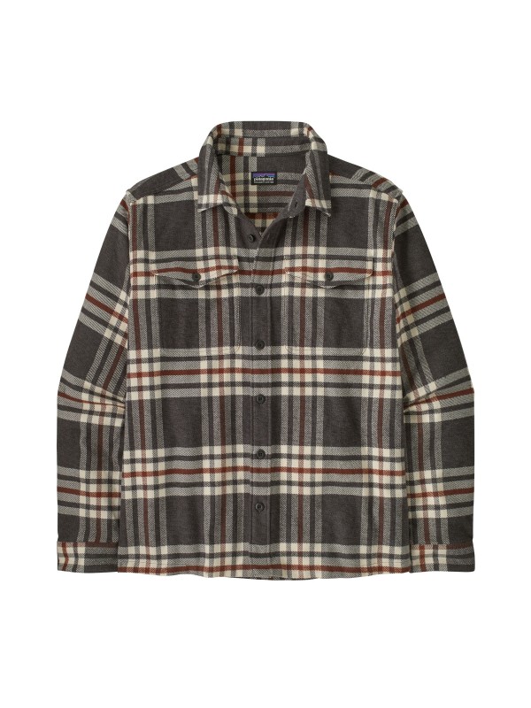 Patagonia Men's Fjord Flannel Shirt : Catch: Ink Black