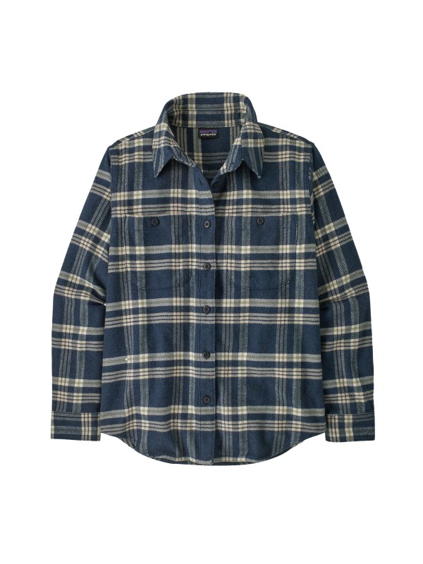 Womens Fjord Flannel Shirt : Old Spruce: Sunken Blue