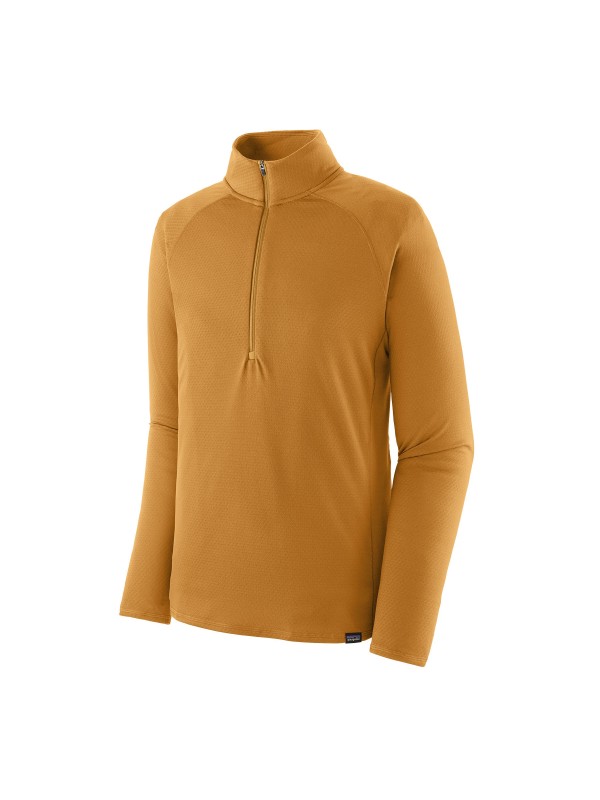 Patagonia Mens Capilene Midweight Zip-Neck :  Talon Gold  