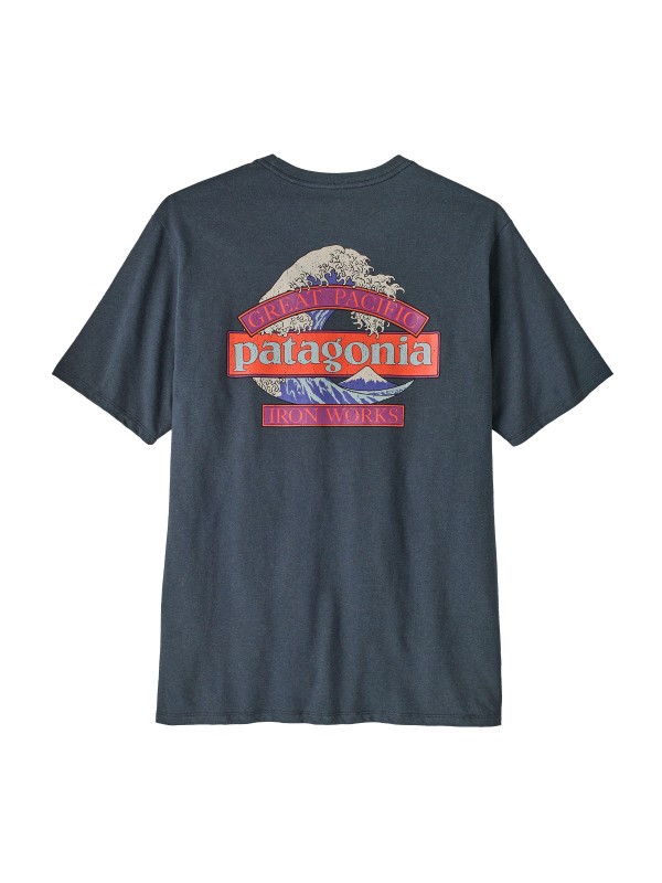 Patagonia Men's Great Waves Responsibili-Tee : Summit Blue