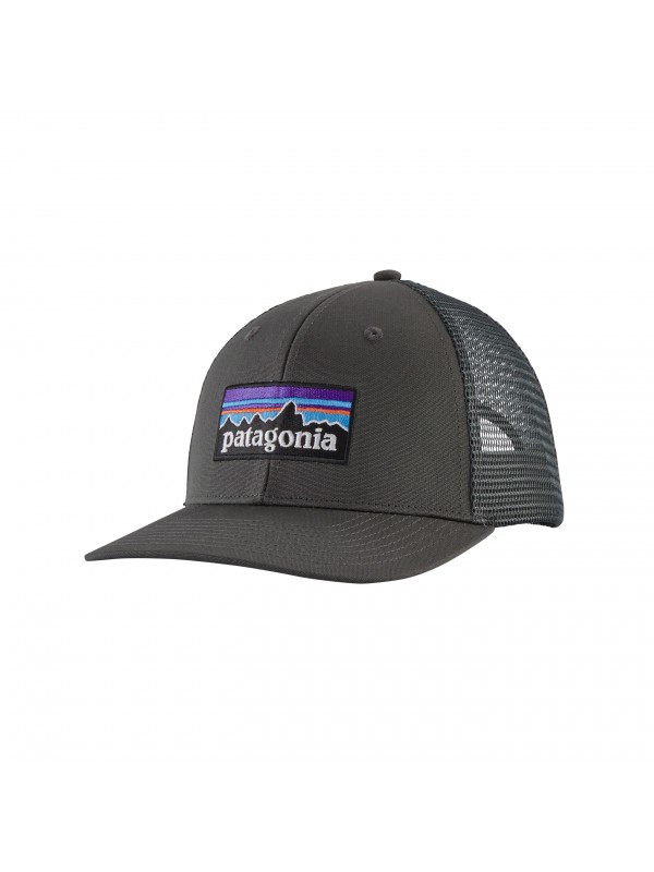 Patagonia P-6 Logo Trucker Hat : Forge Grey