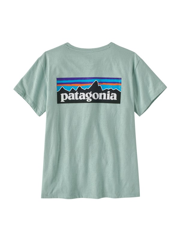 Patagonia Women's P-6 Logo Responsibili-Tee: Whispy Green