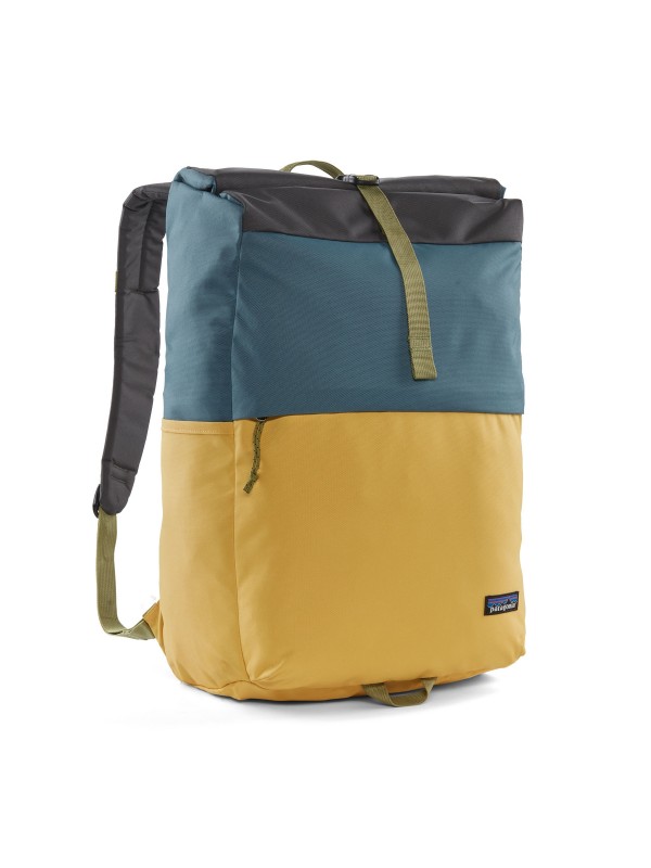 Patagonia Fieldsmith Roll-Top Pack 30L :  Patchwork: Surfboard Yellow w/Abalone Blue