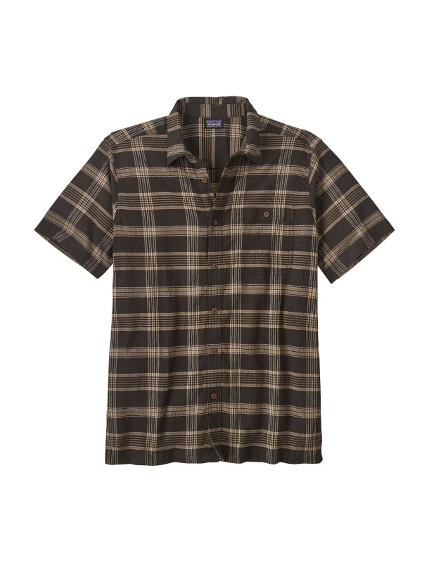Patagonia Men's A/C® Shirt : Paint Plaid: Discovery: Ink Black