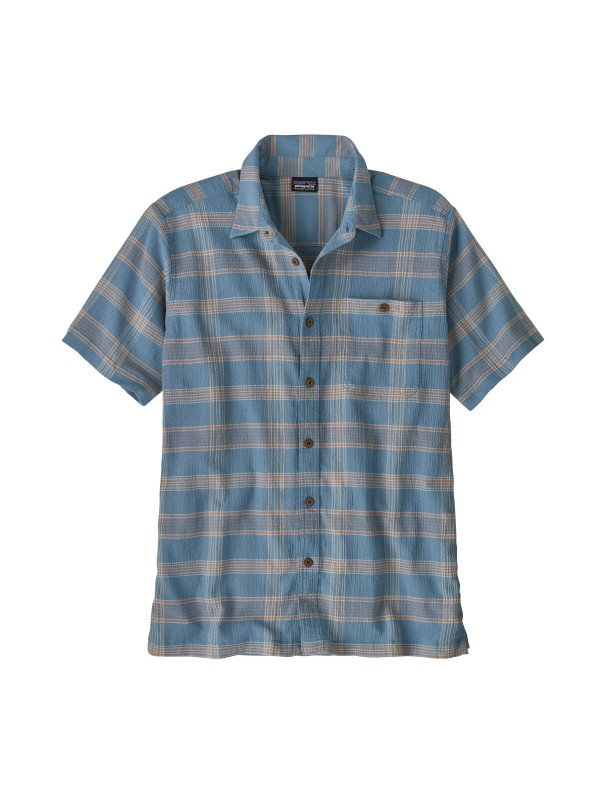 Patagonia Men's A/C® Shirt : Paint Plaid: Discovery: Light Plume Grey
