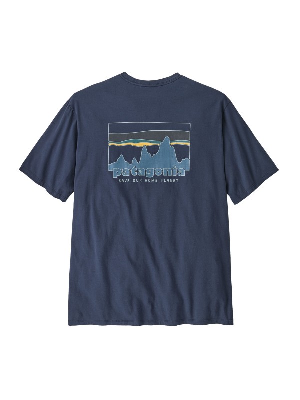Patagonia Men's '73 Skyline Organic T-Shirt : New Navy