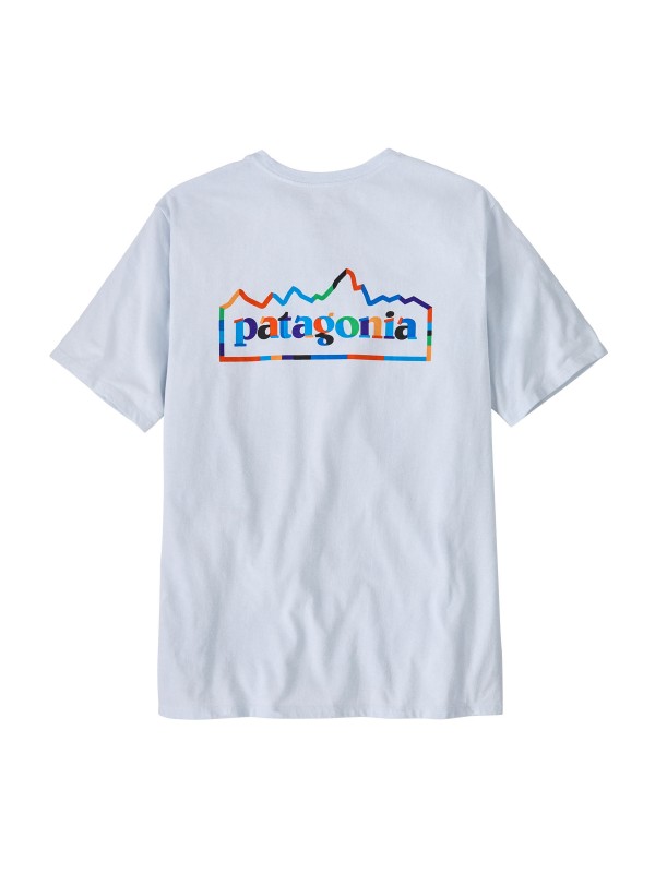 Patagonia Mens Unity Fitz Responsibili-Tee : White