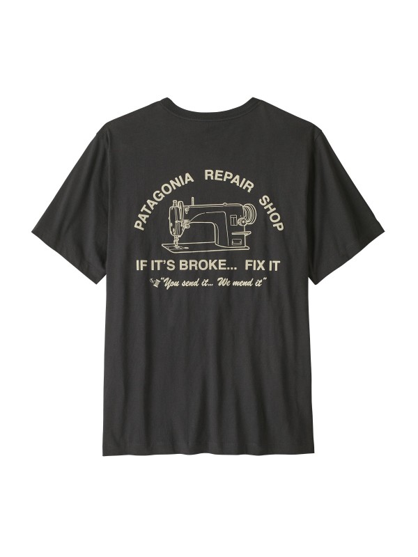 Patagonia Men's Repair Shop T-Shirt : Ink Black