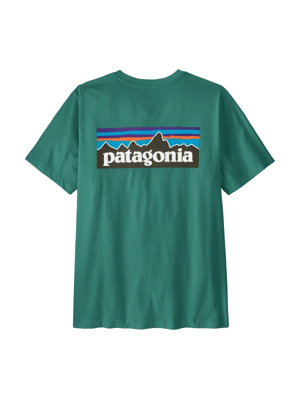 Patagonia Men's P-6 Logo T-Shirt :  Gem Green