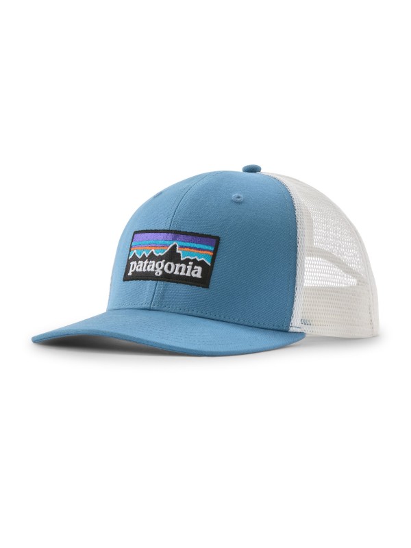 Patagonia P-6 Logo Trucker Hat : Shore Blue