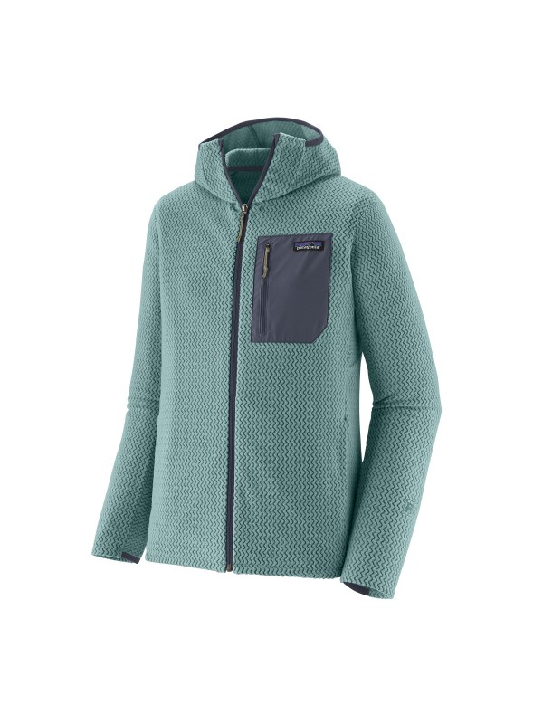 Patagonia Mens R1® Air Fleece Full-Zip Hoody : Blue Sage
