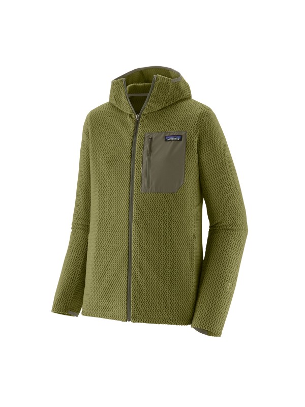 Patagonia Mens R1® Air Fleece Full-Zip Hoody : Caper Green