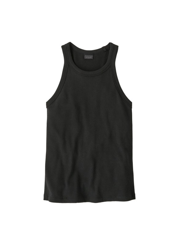 Patagonia Womens Rib-Knit Tank Top : Black