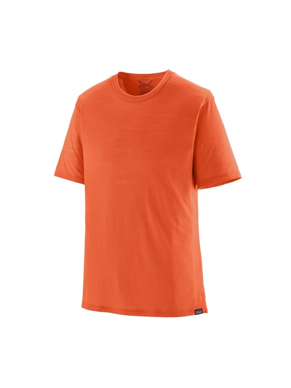 Patagonia Men's Capilene Cool Merino Shirt : Coal Orange