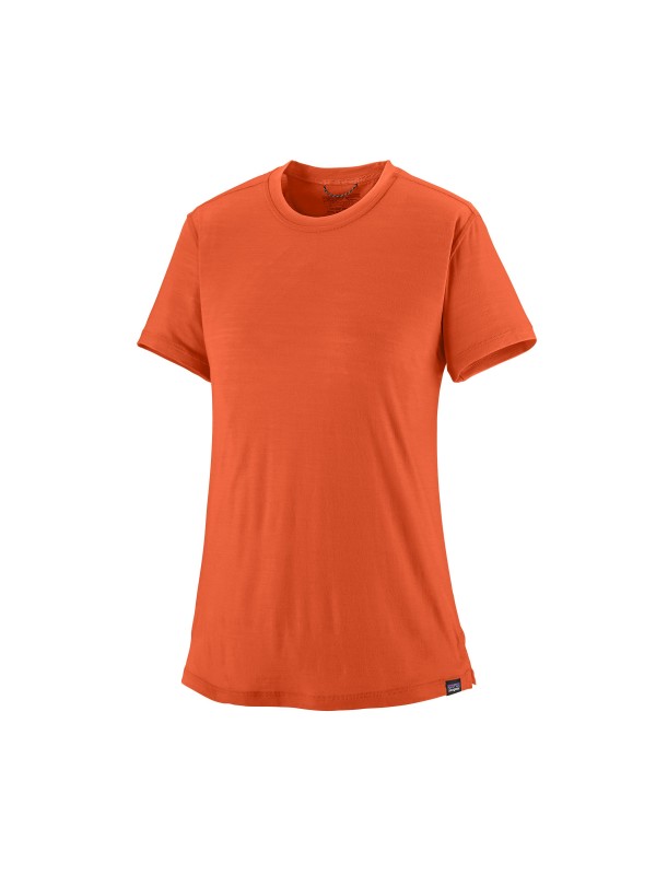 Patagonia Women's Capilene Cool Merino Shirt : Coal Orange