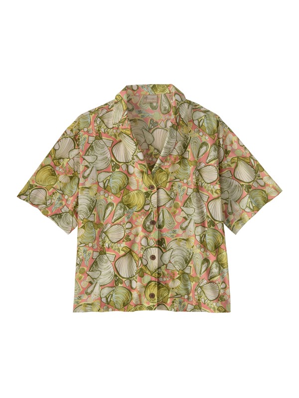 Patagonia Womens Tidal Threads Shirt : Shelly Shelly: Mellow Melon