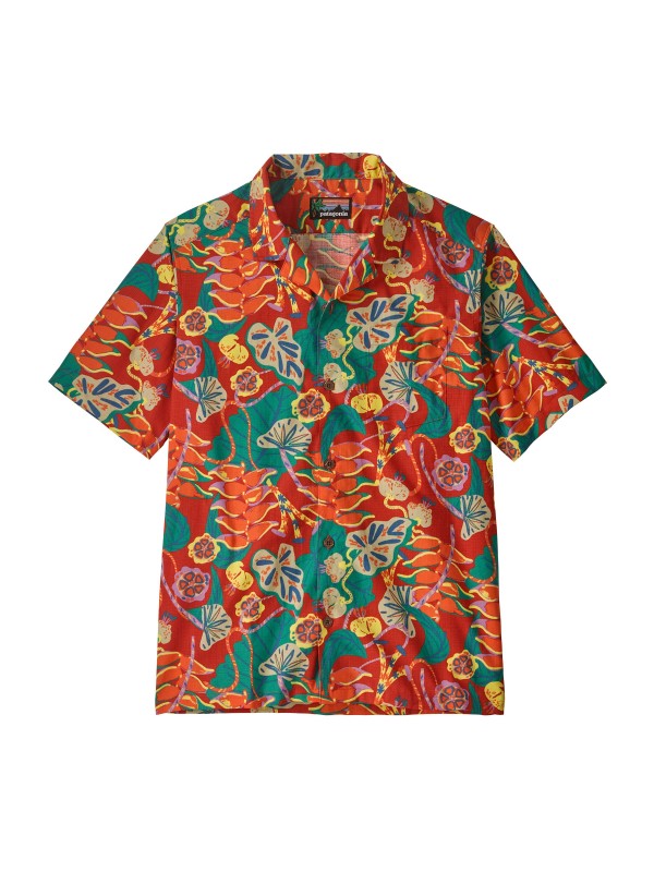 Patagonia  Men's Tidal Threads Camp Shirt : Tropiclimb: Hot Ember