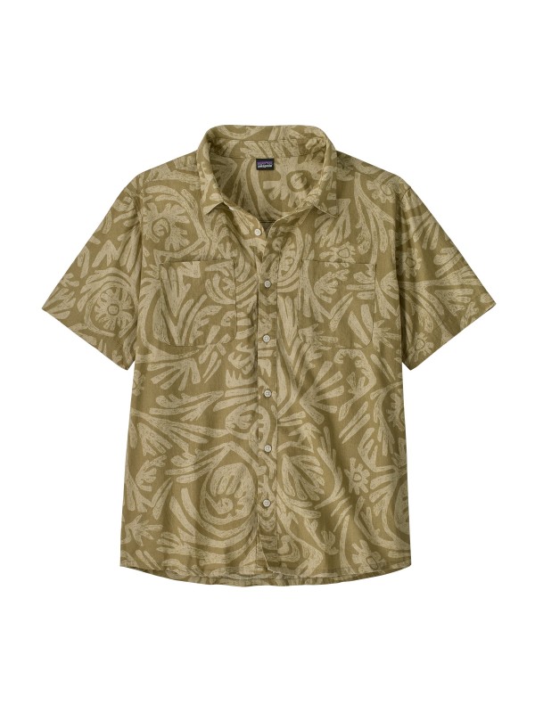 Patagonia Men's Back Step Shirt : Eathen : Weathered Stone