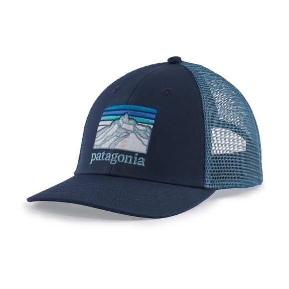 Patagonia Line Logo Ridge LoPro Trucker Hat : New Navy