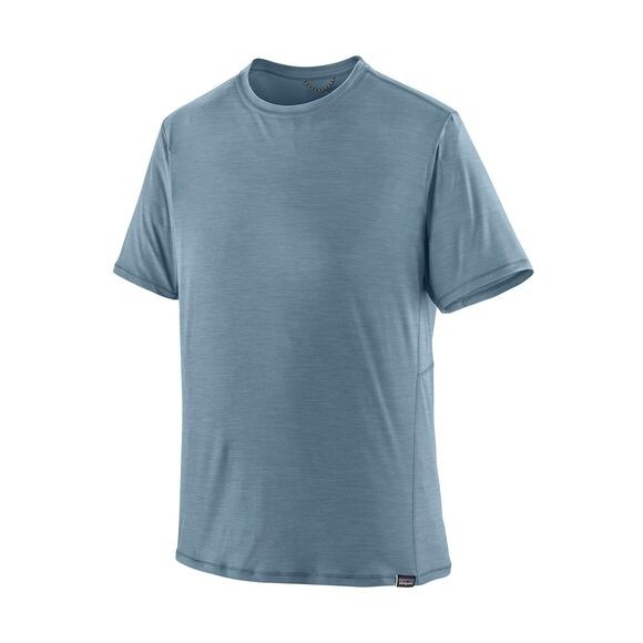 Patagonia Men's Capilene Cool Lightweight Shirt : Light Plume Grey : Steam Blue X Dye