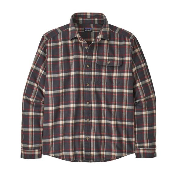 Patagonia Men's Long-Sleeved Cotton in Conversion Fjord Flannel Shirt : Major: Tidepool Blue