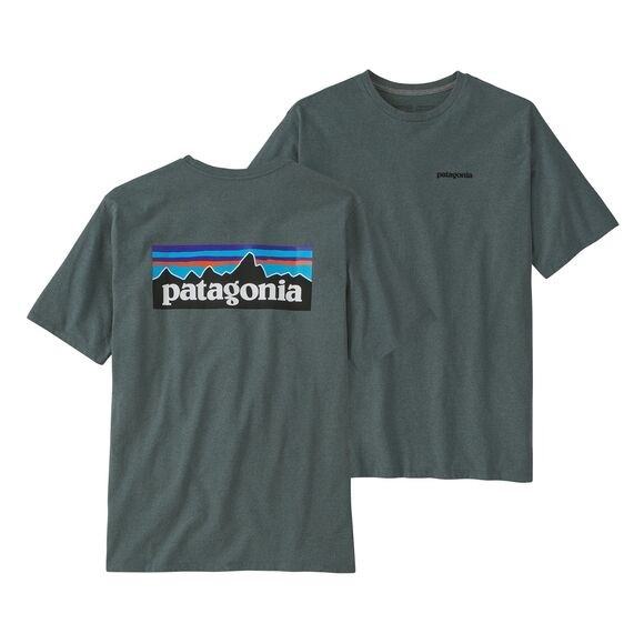 Patagonia Men's P-6 Logo Responsibili-Tee : Nouveau Green 